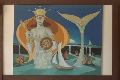 Exposição em Praia do Forte marca mês do artista plástico