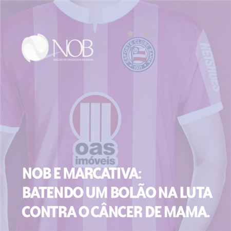 Imagem do projeto NOB e Marcativa: Batendo um bolão na luta contra o câncer de mama.